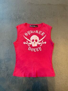 Rare Miss Sixty Skull Tank Top